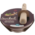 Japāņu keramikas bļoda ar piestu Suribachi & Surikogi, 18 cm, TERRASANA