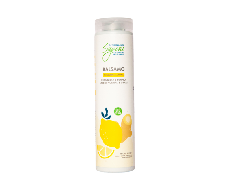 Ekoloģisks ingvera un citrona kondicionieris Organic Ginger and Lemon Conditioner, 200 ml, Officina dei Saponi - Image 1