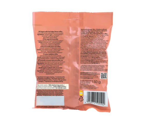 Органические травяные конфеты "Кarvute" со вкусом ириски, 150 г, SUPER FUDGIO — изображение 2